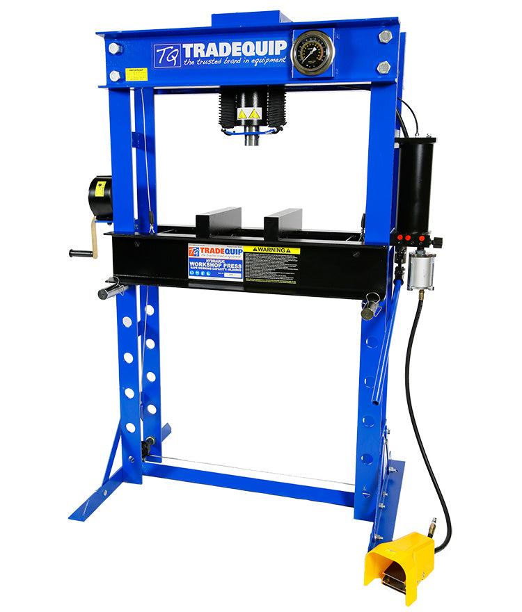TradeQuip 2038T 45,000kg air hydraulic workshop press