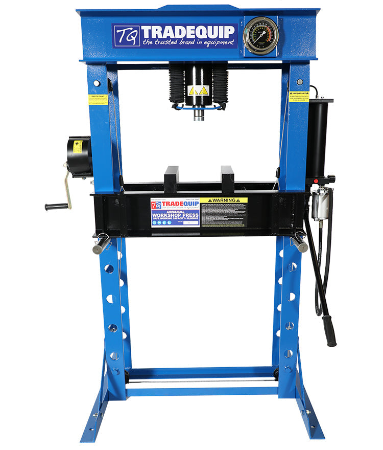 TradeQuip 2048T 50000kg air hydraulic workshop press