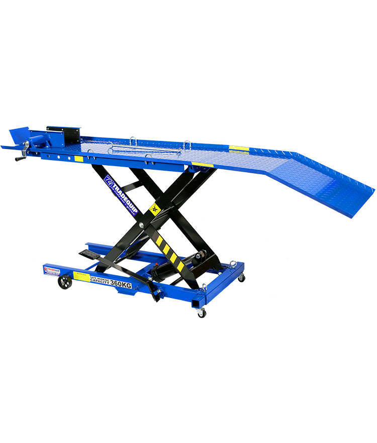 TradeQuip 2102T 360kg hydraulic motorcycle lifter