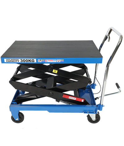 TradeQuip 6008T 300kg scissor lift workshop trolley