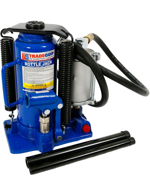 TradeQuip TQBJ12TA 12 tonne air hydraulic bottle jack