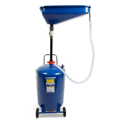 TradeQuip Self Evacuating Portable Oil Drainer 65ltr