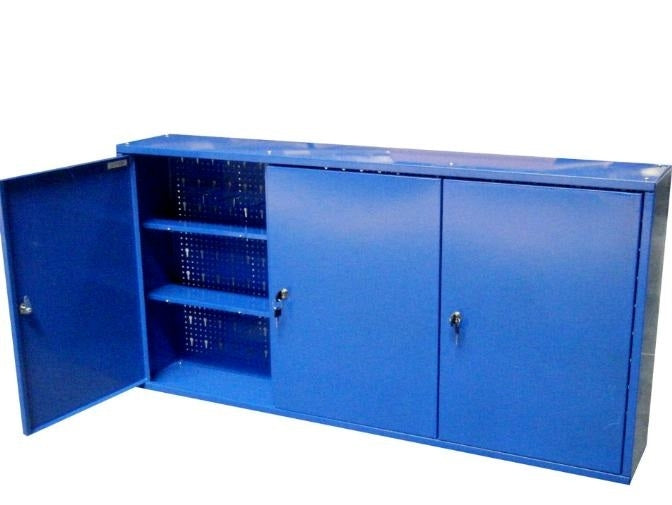 VEK Tools 1011tq 3 Door Loackable Wall Cabinet-Blue