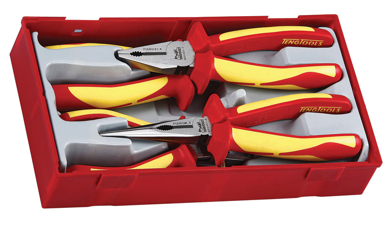 Teng Tools TTV440 4pc Plier Set 1000Volt Insulated TC-Tray-BD
