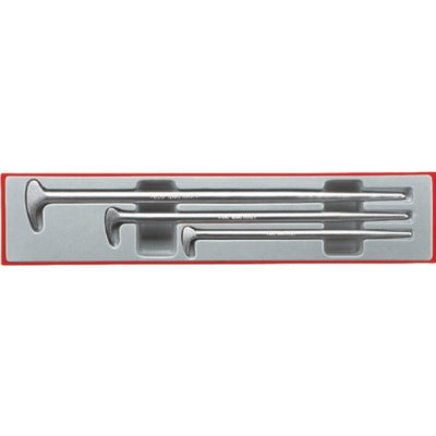 Teng Tools 3 Pce Roll Head Pry Bar Set