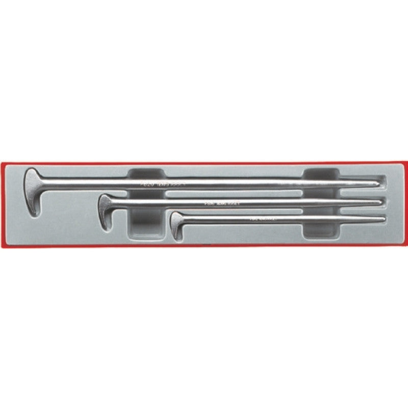 Teng Tools 3 Pce Roll Head Pry Bar Set