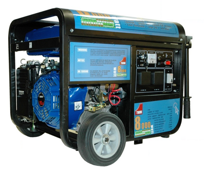 Millers Falls TWM Petrol Generator With Electric Start-8kva/8000w GEN8000ESA