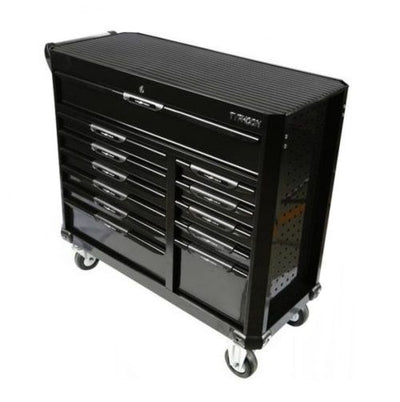 TYPHOON  Tool Kit With Insert Trays in Widebody Roller Cabinet-461pce-Black