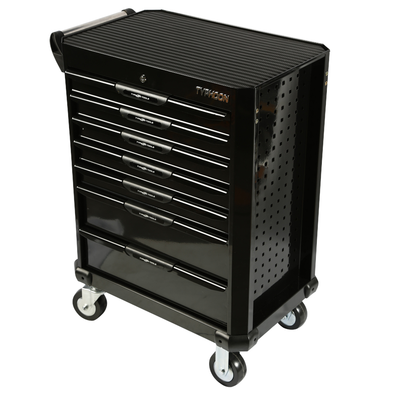 TYPHOON  Roller Chest Cabinet-7Drawer-Black