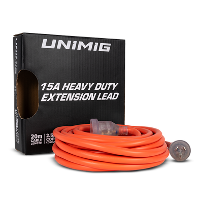UNIMIG 20m 2.5mm 15A Heavy Duty Extension Cable-U51008