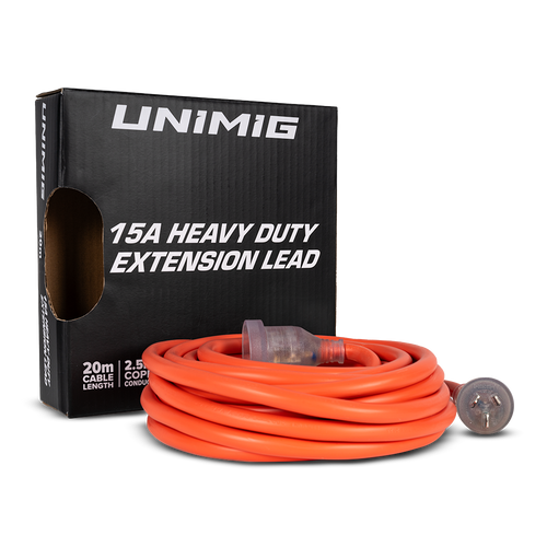 UNIMIG 20m 2.5mm 15A Heavy Duty Extension Cable-U51008