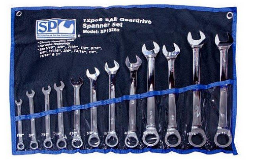 SP 9pc Metric Geardrive Spanners SP10109