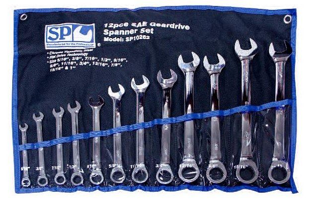 SP 9pc Metric Geardrive Spanners SP10109