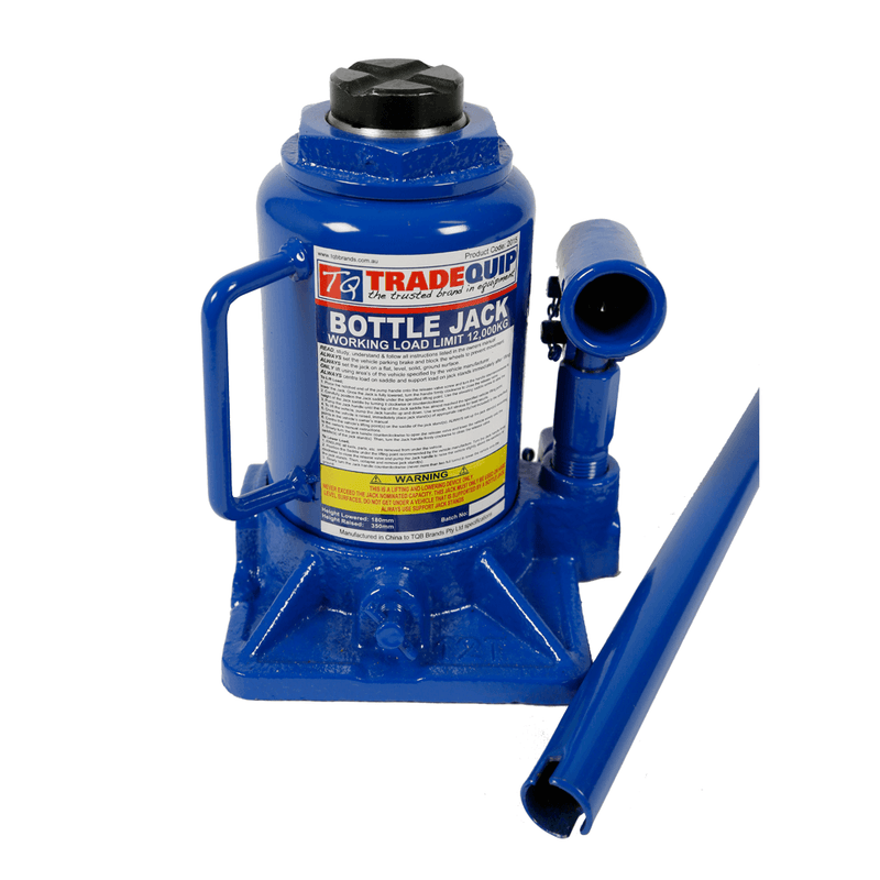 TradeQuip 2015 12 tonne squat hydraulic bottle jack