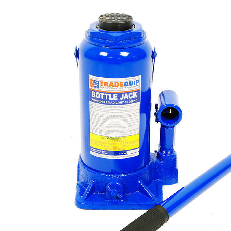 TradeQuip 2013 15 tonne hydraulic bottle jack