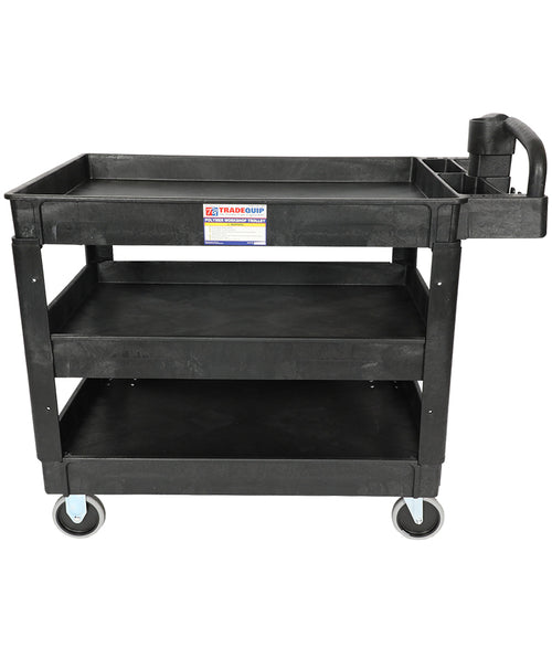TradeQuip 6043T wide 3 tray workshop trolley