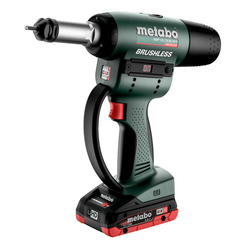 Metabo NMP 18 LTX BL M10 cordless rivet nut gun