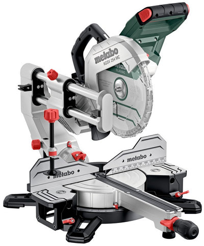 Metabo KGSV 254 MC 1450W 254mm variable speed sliding mitre saw - 615254190