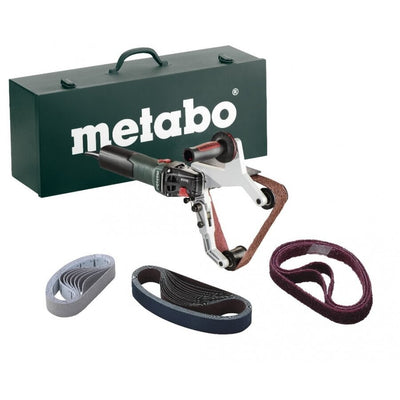 Metabo RBE 15-180 Set 1550W pipe and tube belt sander kit 602243620