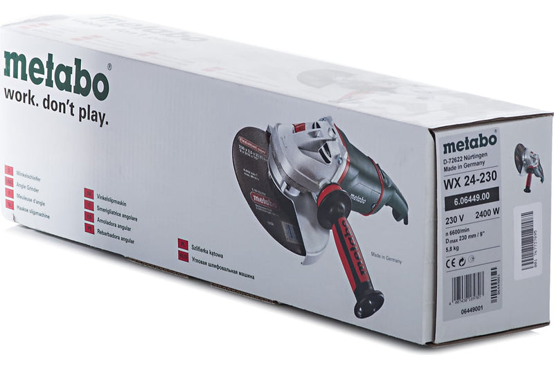 Metabo WX 24-230 2400W 230mm angle grinder 606449000