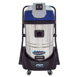 Cleanstar VC60L COMMERCIAL STAINLESS STEEL WET & DRY - 60 Litre Twin Motor