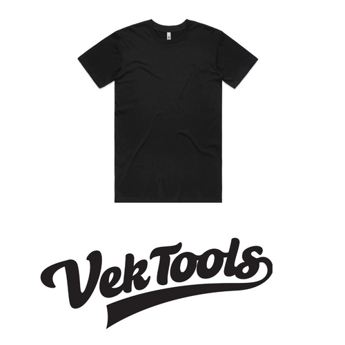 VEK TOOLS T SHIRT WITH RETRO STYLE PRINT-MERCH