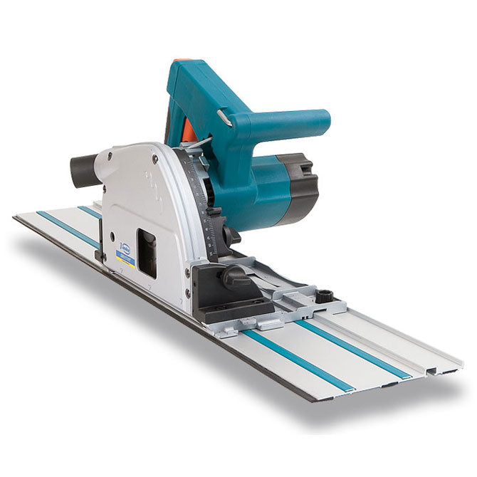 VIRUTEX 160mm Plunge Cut Circular Saw Kit With 2 x 1400mm Guide Rails- SRI174TKIT