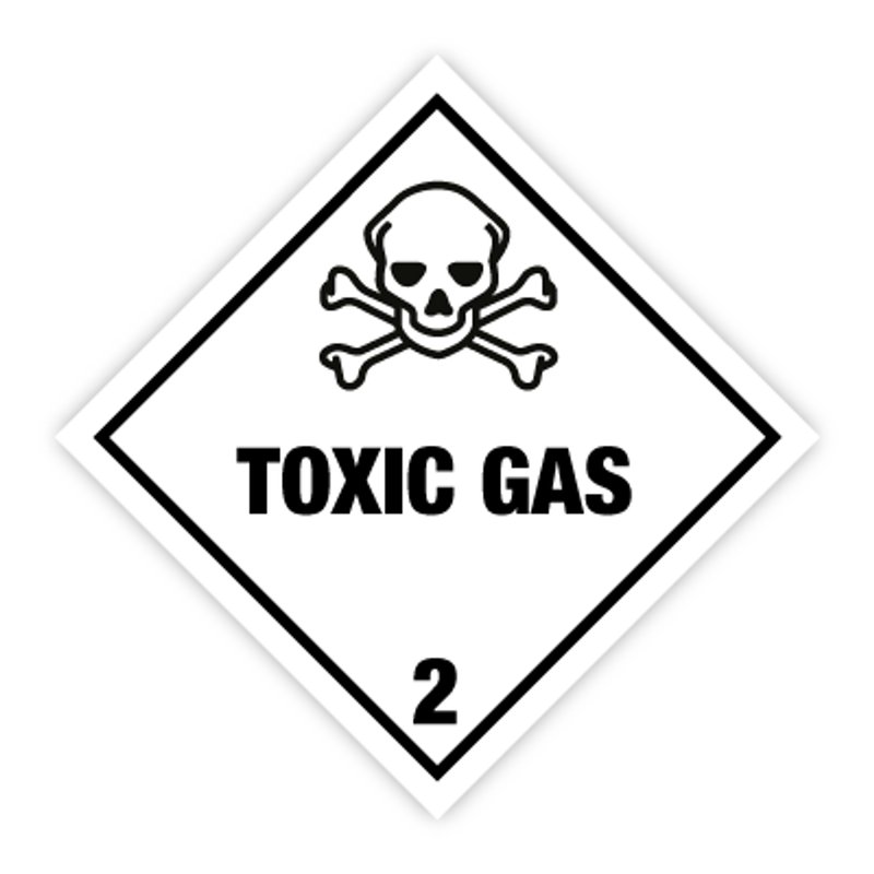 TOXIC GAS SIGN H2.3P