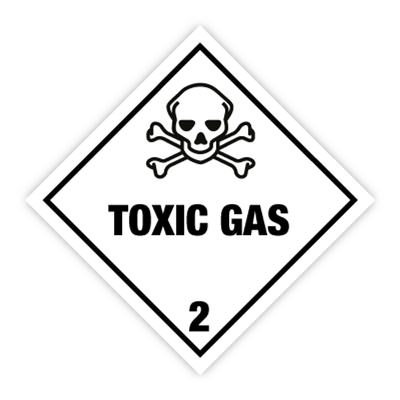 TOXIC GAS SIGN H2.3SAV