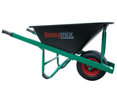 EASYMIX w800p Contractors Poly Tray WheelBarrow