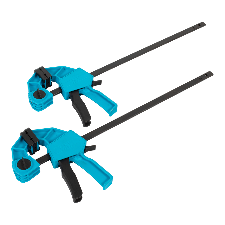 OX Tools Quick Clamps/Spreaders Twin Pack-300mm -BFD