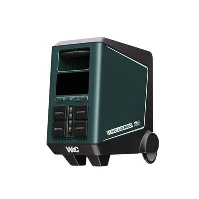 WELLING & CROSSLEY 3600W 3840WH Portable Power Station LiFePO₄ Battery, UPS & Solar Input- WC-BG3600