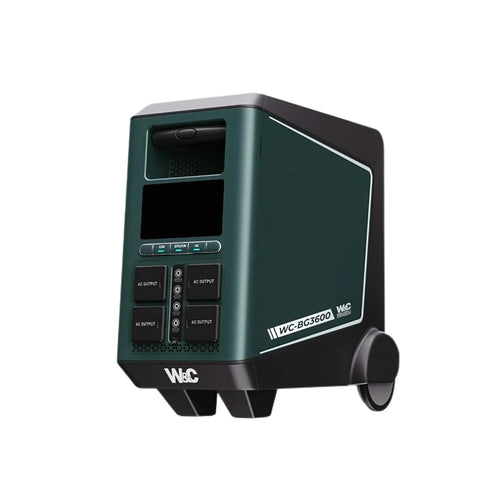WELLING & CROSSLEY 3600W 3840WH Portable Power Station LiFePO₄ Battery, UPS & Solar Input- WC-BG3600