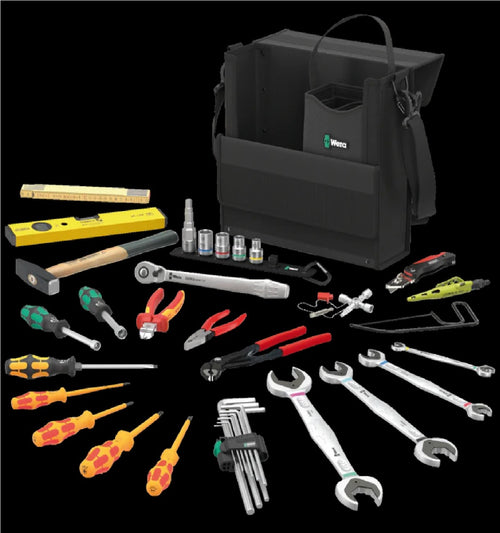 Wera 2go SHK 1 Tool Set for Plumbing Heating & Air Conditioning Technology 36 Pce