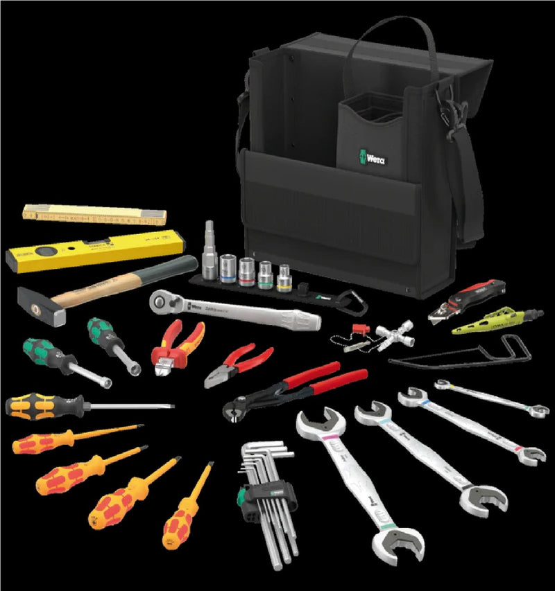 Wera 2go SHK 1 Tool Set for Plumbing Heating & Air Conditioning Technology 36 Pce