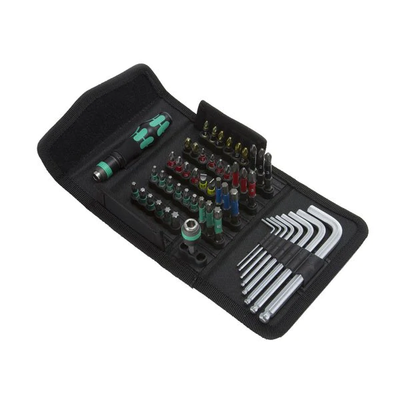 Wera Bits & Hex Key Set In Wallet-52pce