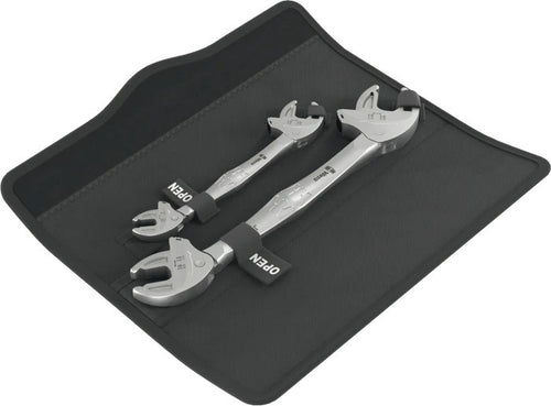Wera 6006 Joker 2 Set 1 Self-Setting Double Spanner Set, 2 Pce