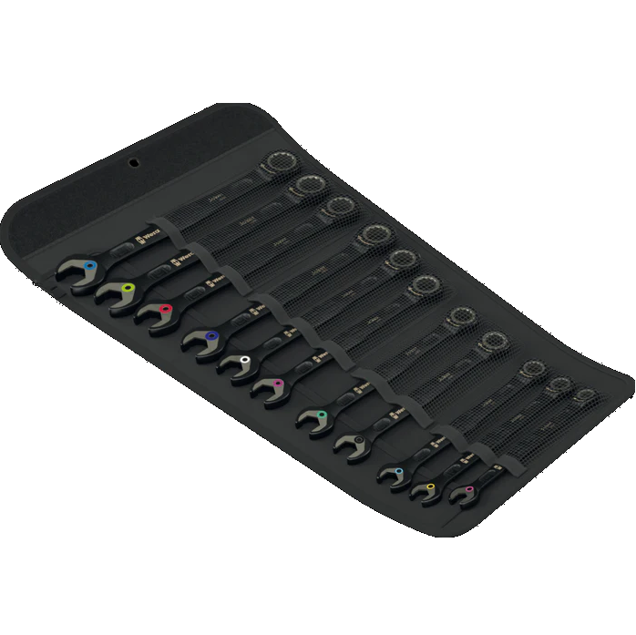 Wera 6000 Joker Black Edition 11 Set 1 Ratcheting Combination Spanner Set-11Pce- WER020017