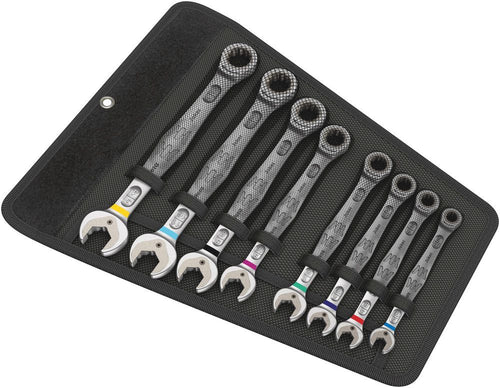 WERA Joker Ratcheting Combination Wrench Set Imperial 8Pce WER020012