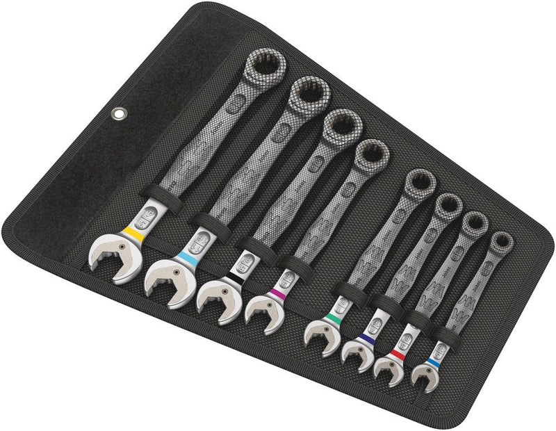 WERA Joker Ratcheting Combination Wrench Set Imperial 8Pce WER020012