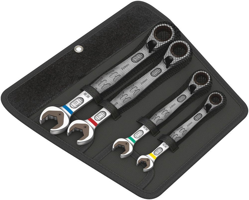 WERA Joker Switch Ratcheting Combination Wrench Set 4 Pce WER020090