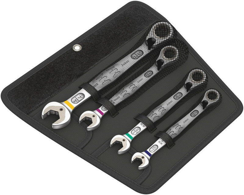 WERA Joker Switch Ratcheting Combination Wrench Set Imperial 4Pce WER020092