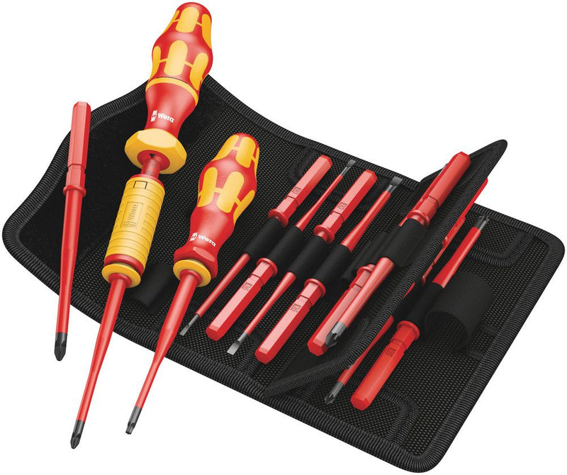 Wera VDE 16 Piece Adjustabled Torque Screwdriver Set 1.2-3.0 Nm WER135906