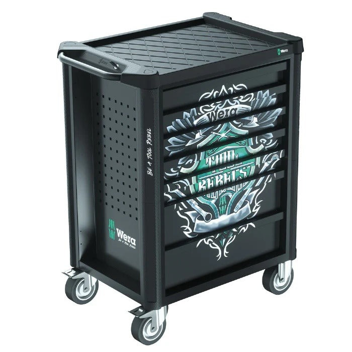 Wera 9700 Tool Rebel Roller Cabinet 1, 94 Pce