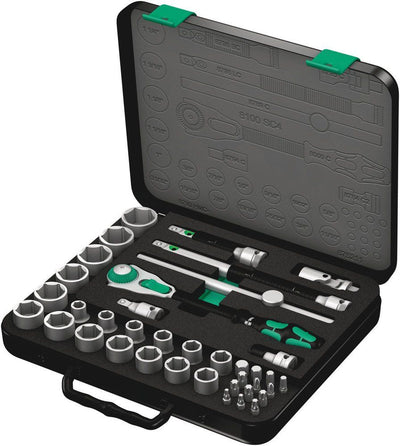 Wera 8100 Speed Ratchet Socket Set 1/2