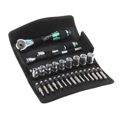 Wera 28 Piece Ratchet Socket Set 1/4