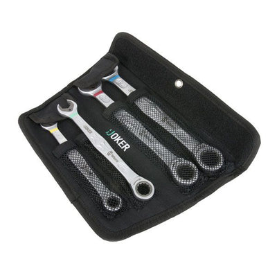 WERA 4Pce Joker Ratcheting Combination Wrench Set WER073290