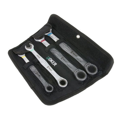 WERA 4Pce Joker Ratcheting Combination Wrench Set WER073290