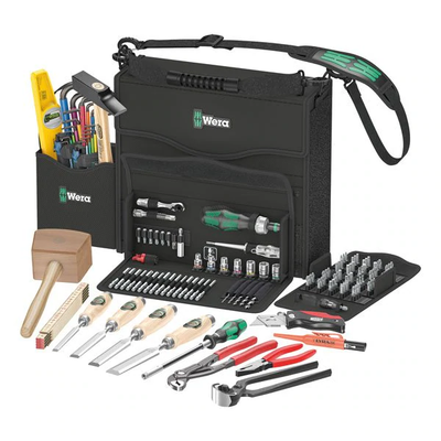 Wera  2GO Woodworkers Tool Kit-134pce-  BESSEY, KIRSCHEN, KNIPEX, Lyra, PICARD and Stabila