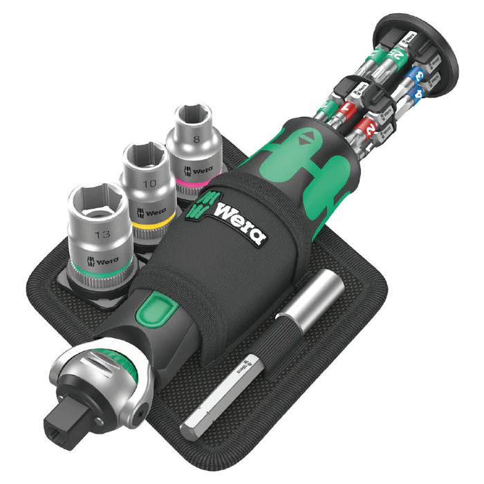 WERA 8009 ZYKLOP Socket & Bit Pocket Set 2-18PCE